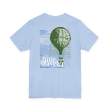 Load image into Gallery viewer, Time Traveler Graphic Tee — Vintage Hot Air Balloon Design