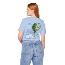 Load image into Gallery viewer, Time Traveler Graphic Tee — Vintage Hot Air Balloon Design