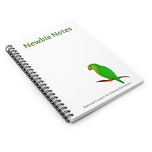 Load image into Gallery viewer, Newbie Notes - Ruled Line Spiral Notebook