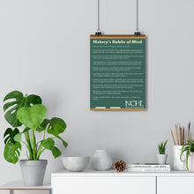Load image into Gallery viewer, History's Habits of Mind Poster