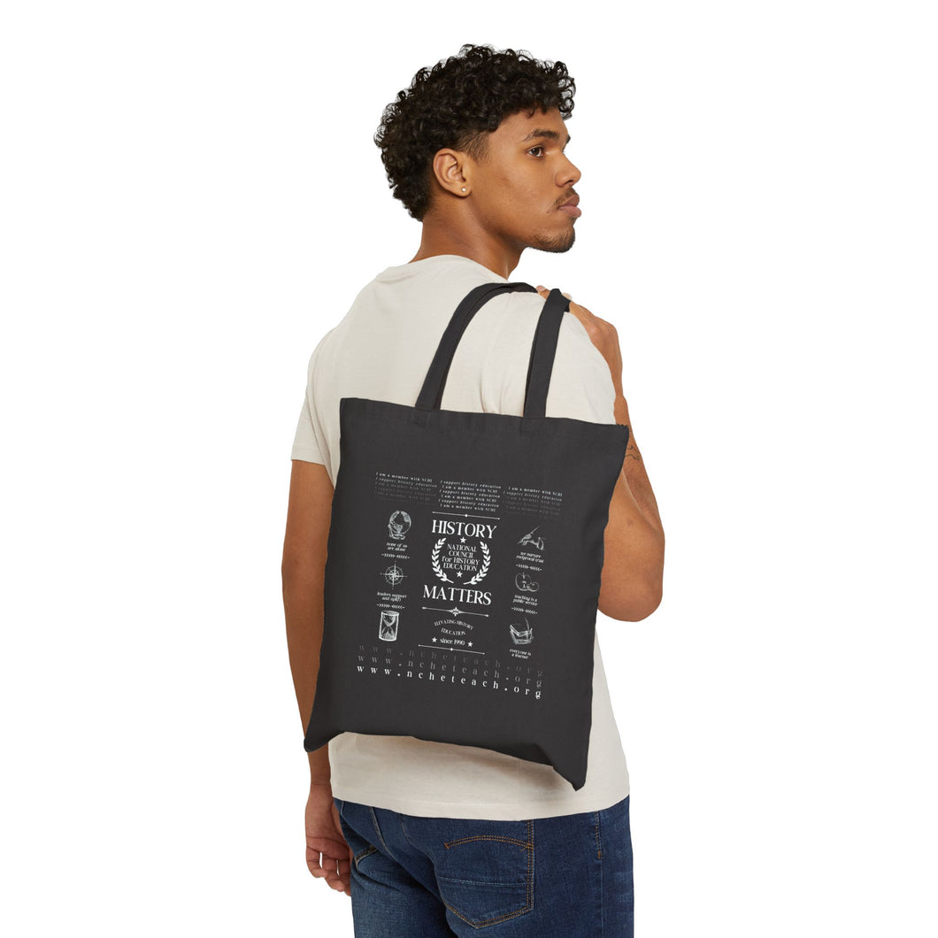 History Matters Cotton Canvas Tote Bag